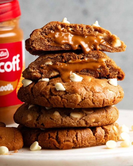 Biscoff filled cookie