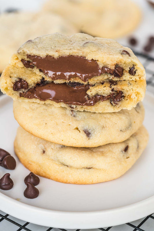 Nutella filled cookie